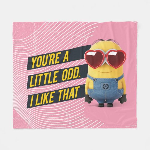 Minions Valentines Day  Dave _ I Like That Fleece Blanket