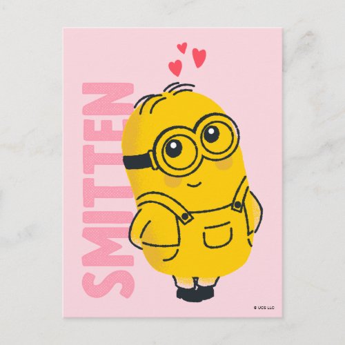 Minions Valentines Day  Dave _ Smitten Postcard