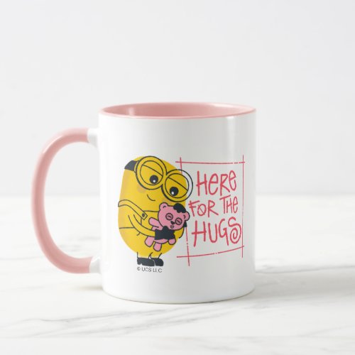 Minions Valentines Day  Here For The Hugs Mug