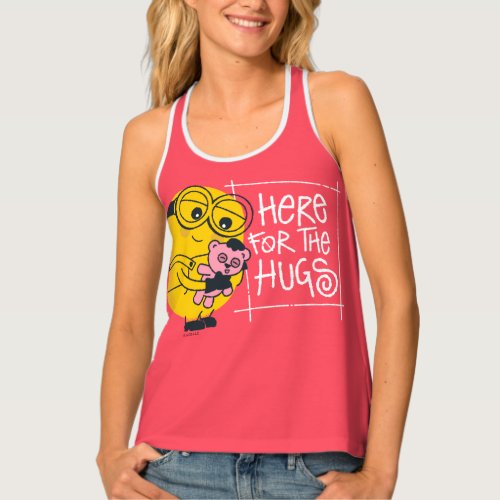 Minions Valentines Day  Here For The Hugs Tank Top