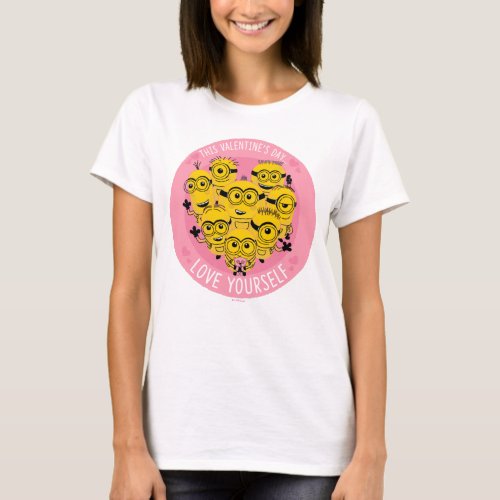 Minions Valentines Day  Love Yourself T_Shirt