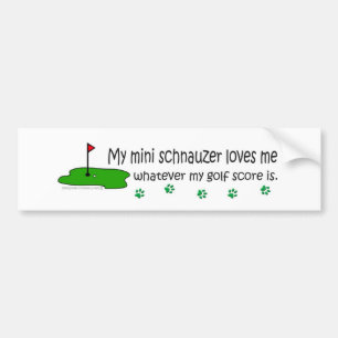 MiniSchnauzer Bumper Sticker