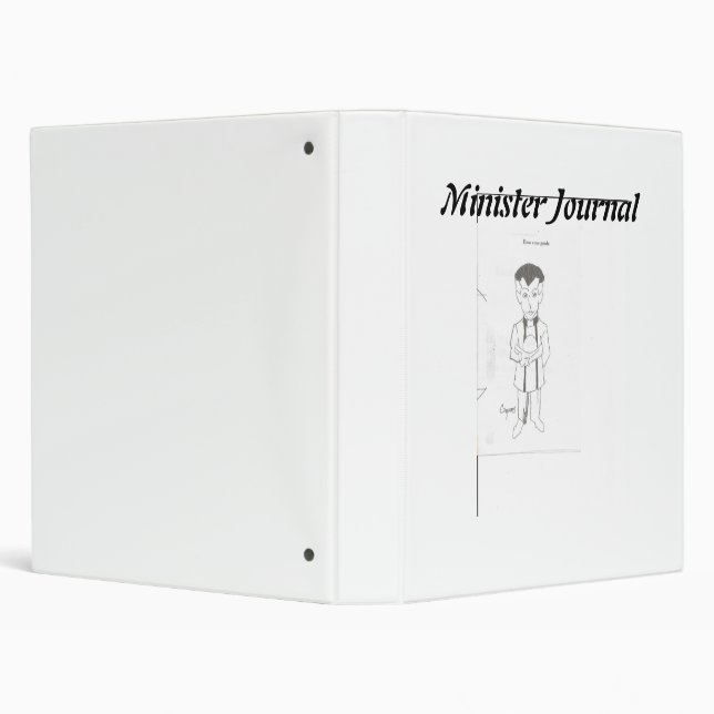 MINISTER JOURNAL 3 RING BINDER (Background)