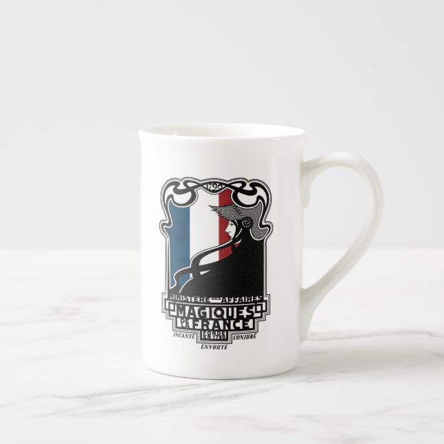Ministère des Affaires Magiques de la France Logo Bone China Mug (Right)