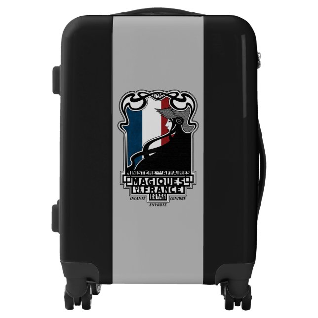 Ministère des Affaires Magiques de la France Logo Luggage (Front)