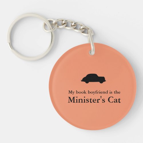 Ministers Cat Keychain_The Rank and File on back Keychain