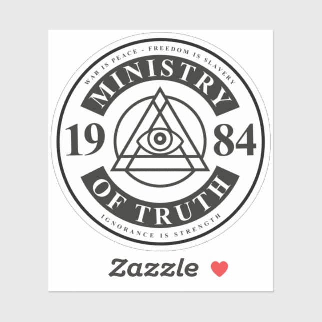 Ministry Of Truth Sticker (Sheet)