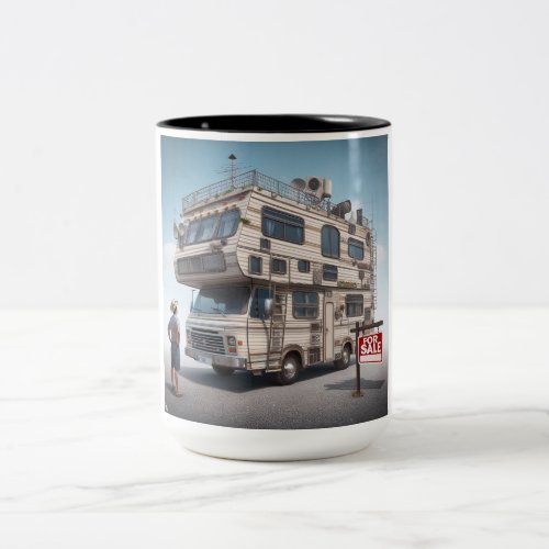 Minivan Camper Comedy Mug _ Sip and Smile