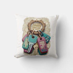 Minivan Commander T Shirt, Chauffeur of Chaos Mug Throw Pillow