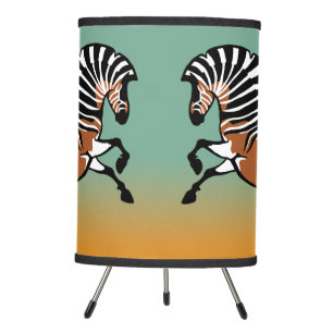 Mink Nest Cave Pony Quagga Lamp