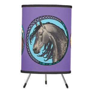 Mink Nest Nouveau Horse 1 Lamp