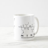 Mink peptide name mug (Front Right)