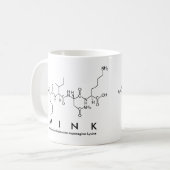 Mink peptide name mug (Front Left)