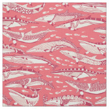 minke whales viva magenta rose pink