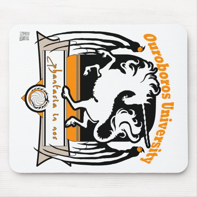 MinkMode Mousepad: Ouroboros University Mouse Pad (Front)