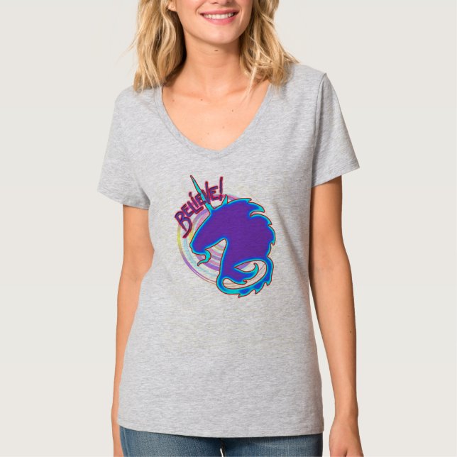 MinkMode Unicorn "Believe" Tee (Front)
