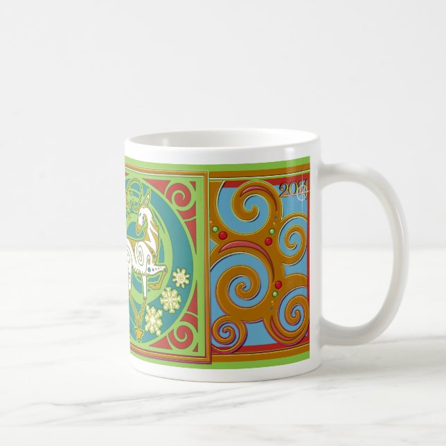 MinkMug Reindeer for Christmas Coffee Mug (Right)