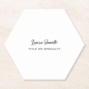 Minmalist Professional Modern Paper Coaster