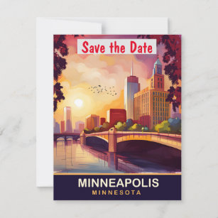 Minneapolis,Bridge Over the Water, Travel Postcard