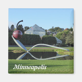 Minneapolis Cherry and Spoonbridge Photo Magnet