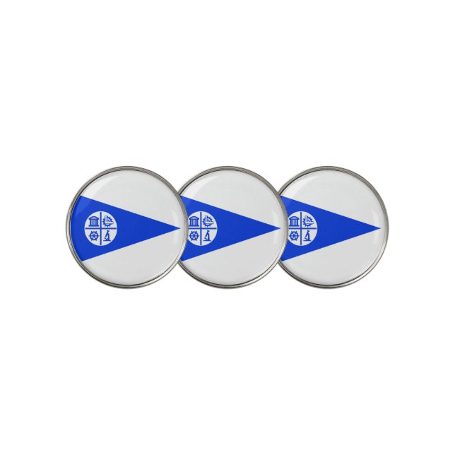 Minneapolis city flag golf ball marker (3 Up)