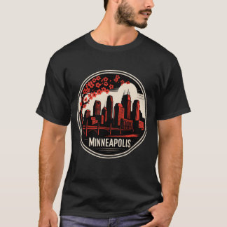 Minneapolis City Minnesota USA friend T-Shirt