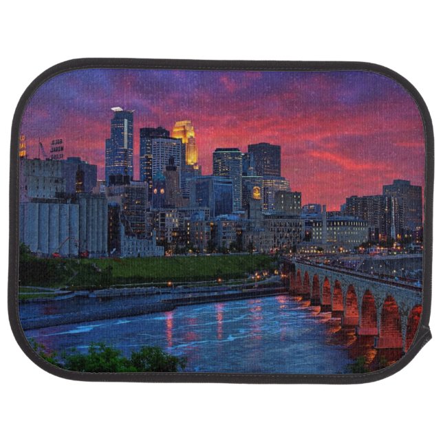 Minneapolis Eye Candy Car Floor Mat (Rear)