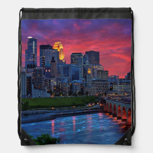 Minneapolis Eye Candy Drawstring Bag