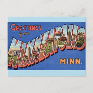 Minneapolis Greetings Postcard