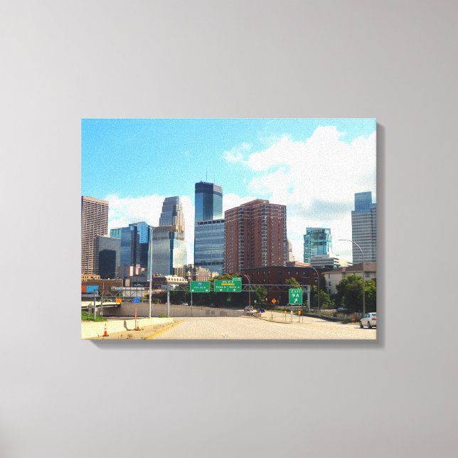 Minneapolis Minnesota  Canvas Print (Front)
