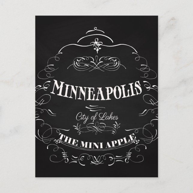Minneapolis Minnesota - City of Lakes Postcard (Front)