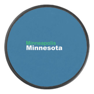 Minneapolis, Minnesota Hockey Puck