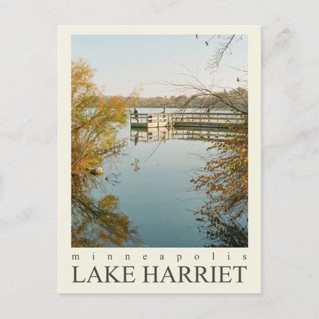 Minneapolis Minnesota | Lake Harriet | 35mm Film Postcard (Front)