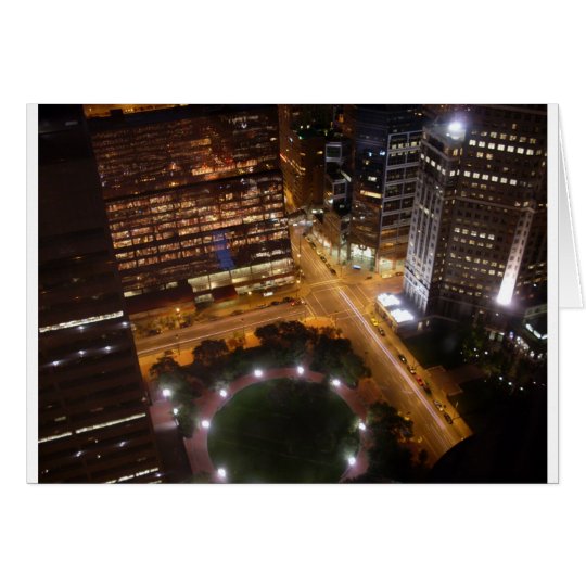 Minneapolis Minnesota Night in the City Card