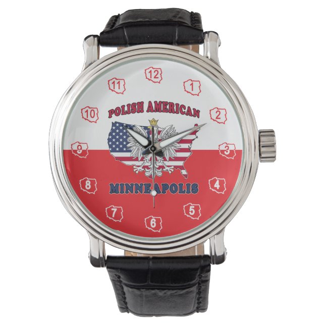 Minneapolis Minnesota Polish Watch (Front)