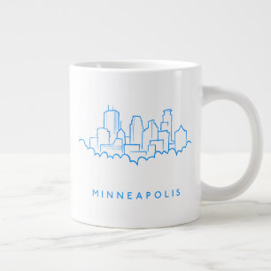 Minneapolis, Minnesota Skyline Giant Coffee Mug