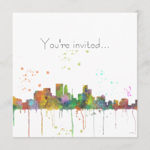 MINNEAPOLIS, MINNESOTA SKYLINE - Invitation