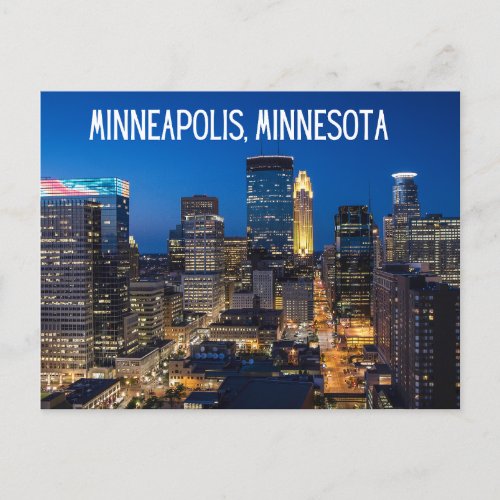 Minneapolis Minnesota Souvenir Travel Postcard