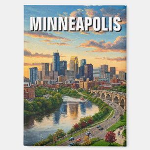 Minneapolis Minnesota Travel Magnet