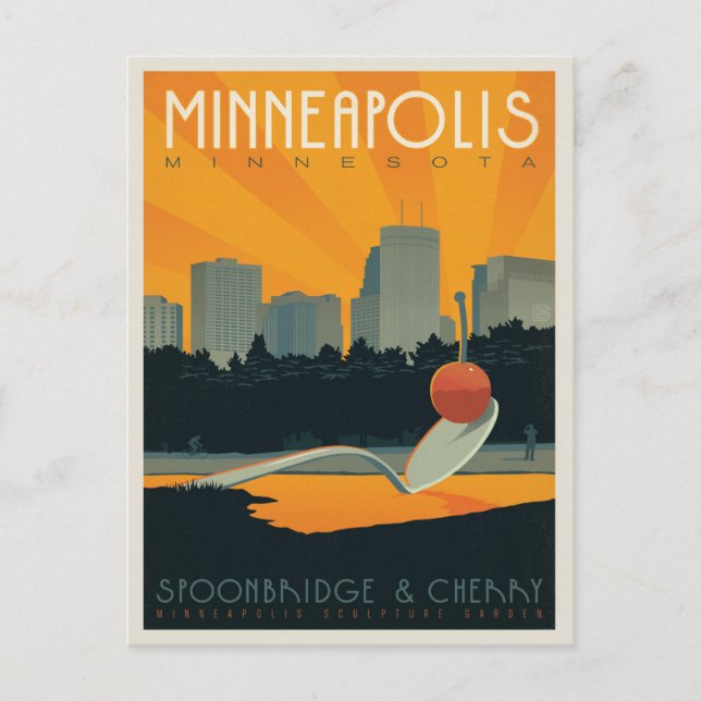 Minneapolis, MN Postcard (Front)
