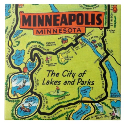 Minneapolis Parks Ceramic Tile