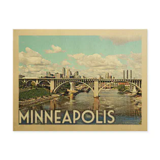 Minneapolis Postcard Minnesota Vintage Travel
