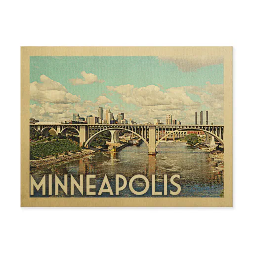 Minneapolis Postcard Minnesota Vintage Travel