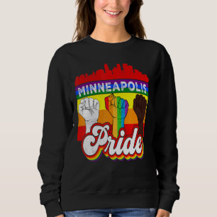 Minneapolis Pride Rainbow Gay Pride Flag Lgbt Sweatshirt