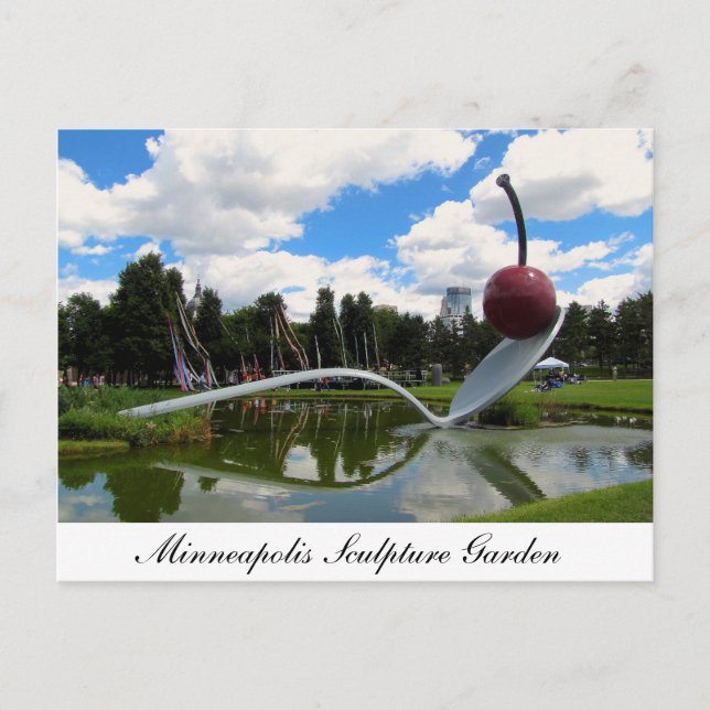 Minneapolis Sculpture Garden Postcard (Front)