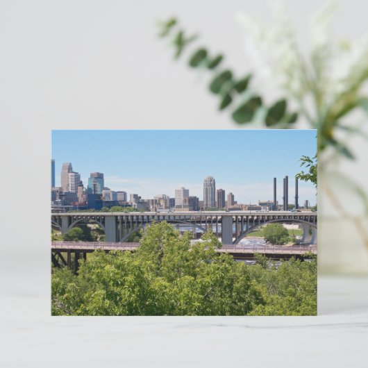 Minneapolis Skyline and Bridges (Standing Front)