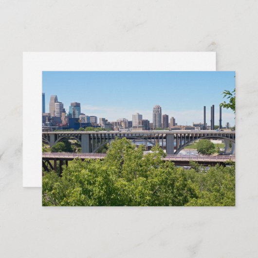 Minneapolis Skyline and Bridges (Front/Back)