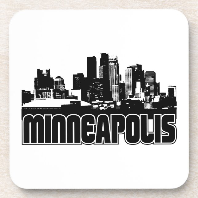 Minneapolis Skyline Coaster (Front)