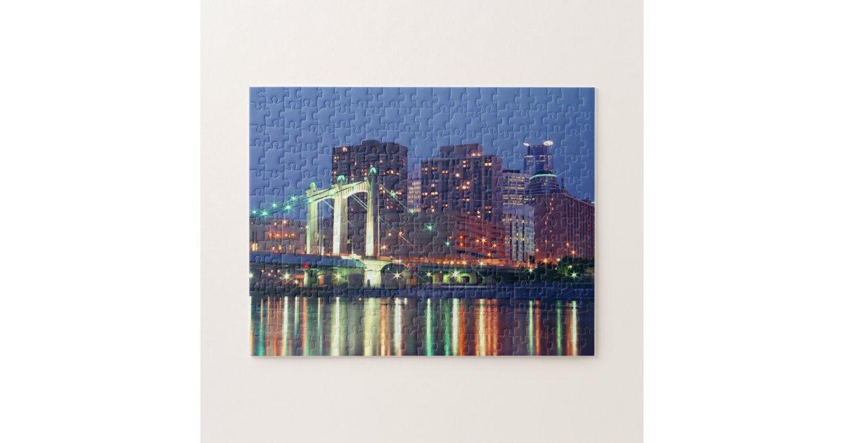 Minneapolis Skyline Jigsaw Puzzles Zazzle