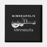Minneapolis Souvenir Men Minnesota Music Guitar